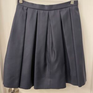 Burberry Dark Blue A-Line Skirt
